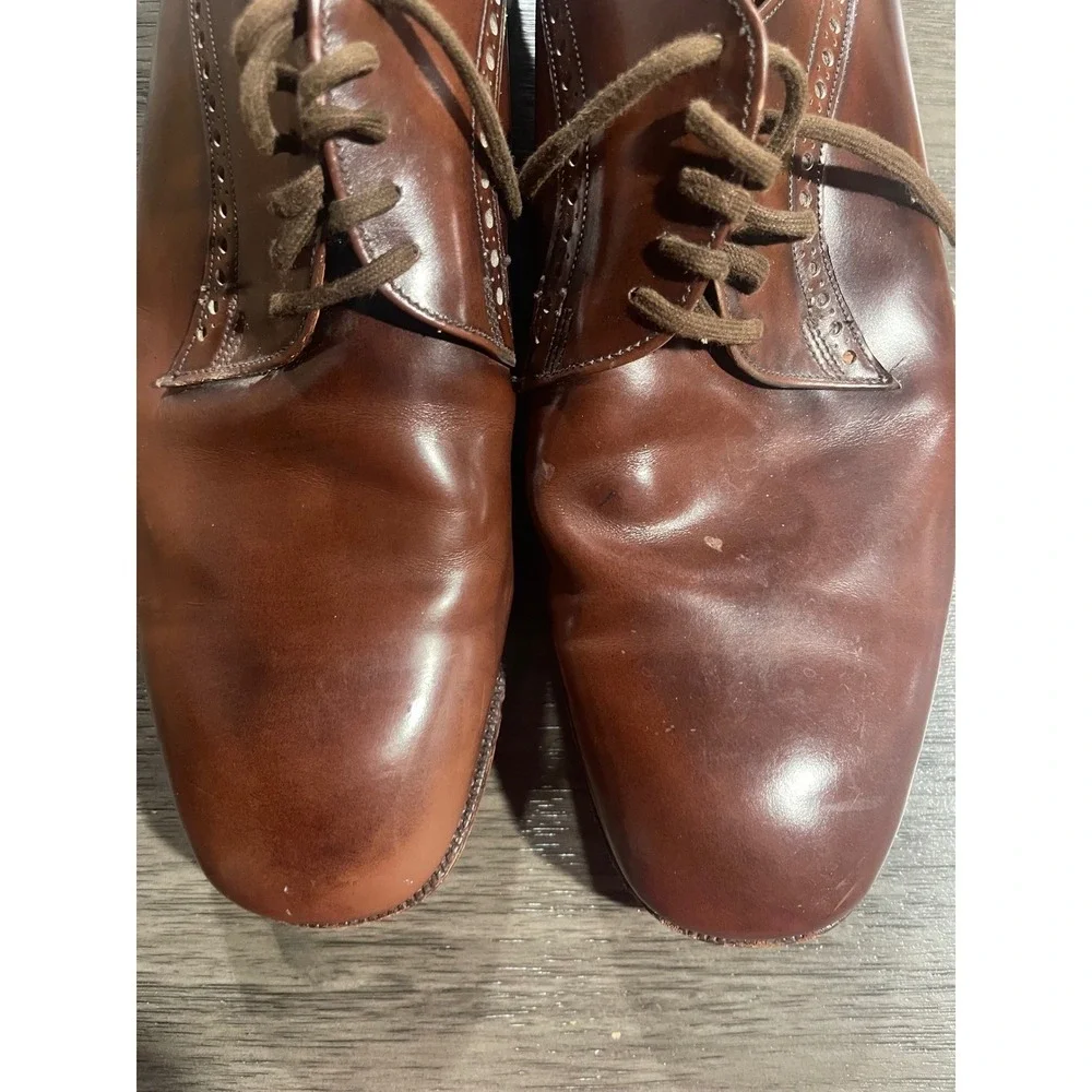 Church's Custom Grade Aldwych Brown Leather Oxfords UK 9.5E US 10.5 England EU44